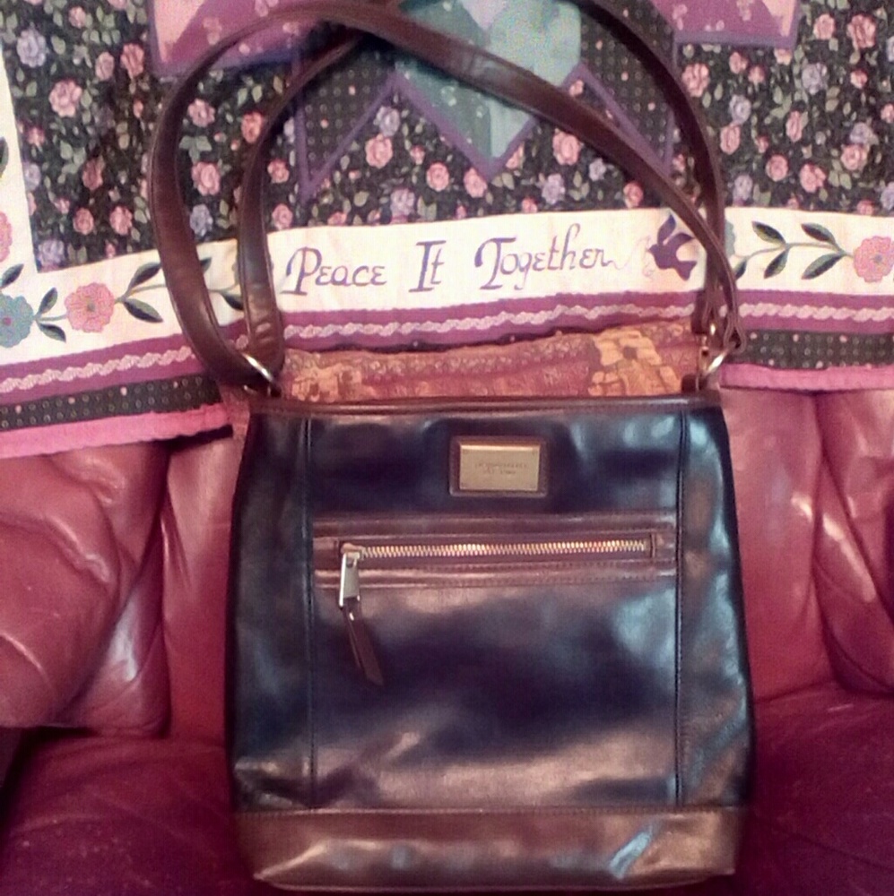 Genuine Leather Tignanello Covertable Crossbody